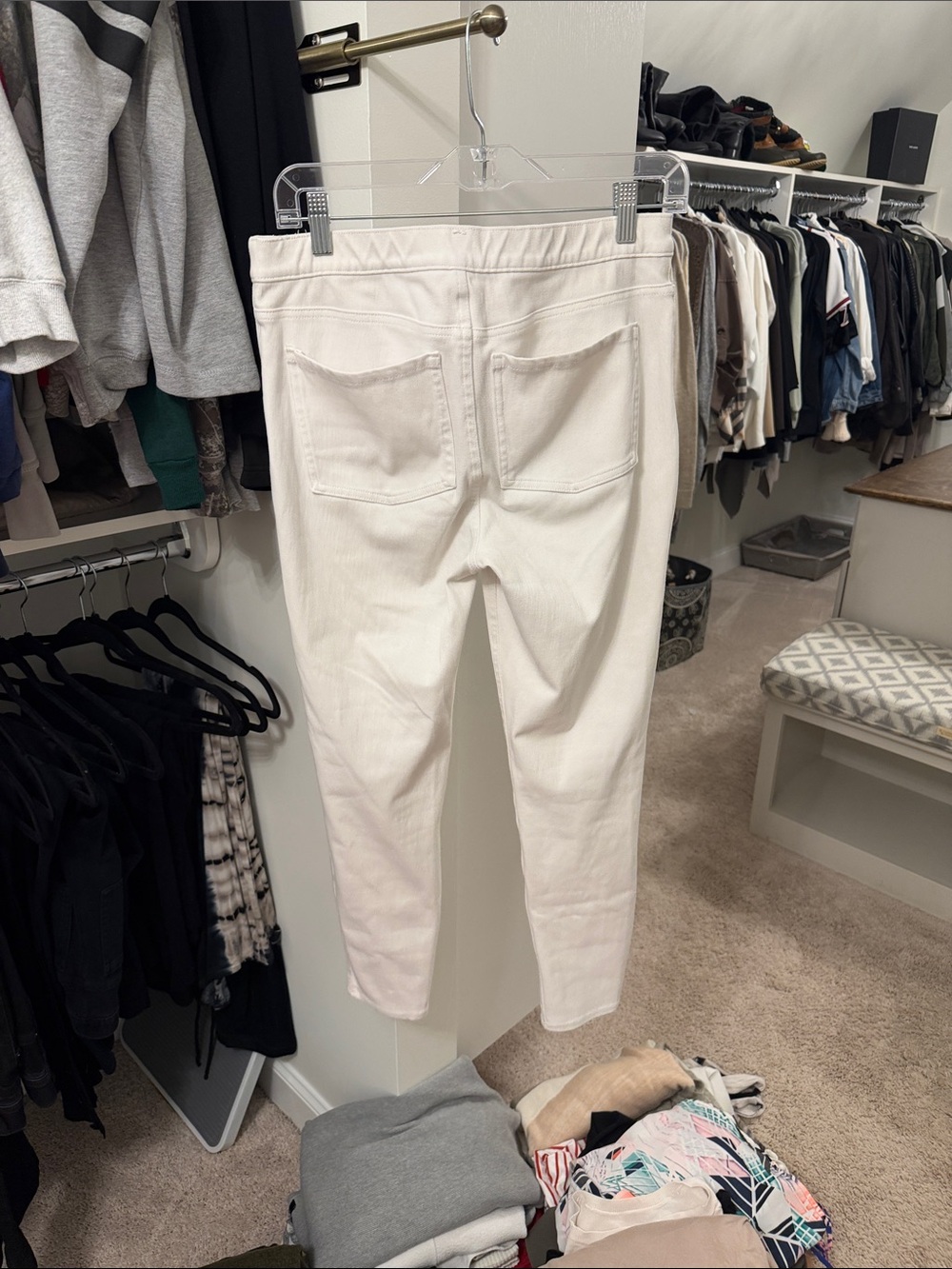 Spanx White Skinny Jean - Picture 7 of 8